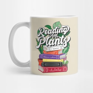 Reading and plants Mug